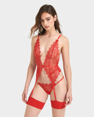 Grace Soft Basque Red – Bluebella
