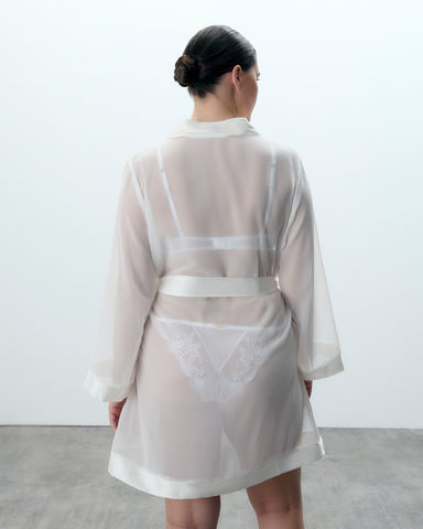 Chiffon Kimono Ivory