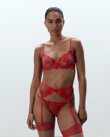 Marseille Suspender Red
