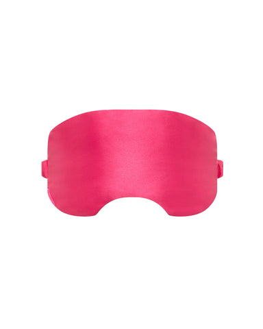 Saskia Mascherina per gli Occhi in Raso Luxe Fucsia