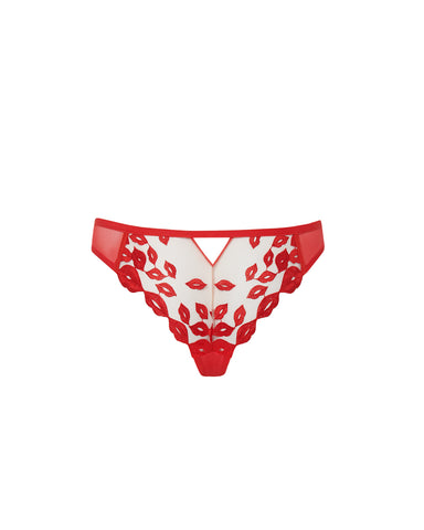 Culotte Marian Rouge/Transparent