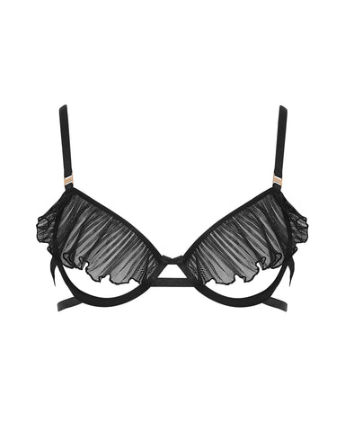 Soutien-Gorge Semi Ouvert à Armatures Matisse Noir