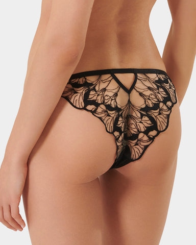 Kalmia Brief Black/Sheer