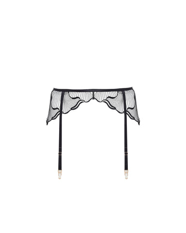 Marabel Strumpfhalter Schwarz/Durchsichtig