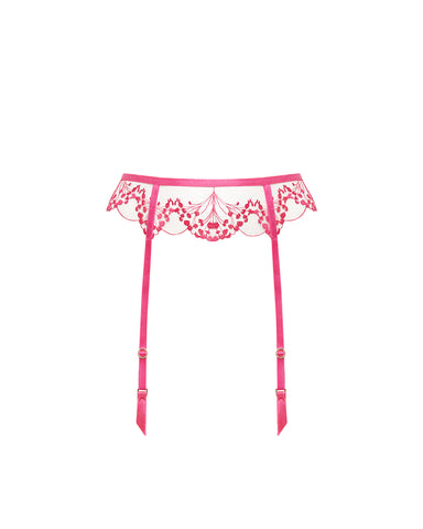 Marisa Reggicalze Fucsia/Trasparente
