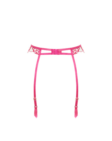 Marisa Reggicalze Fucsia/Trasparente
