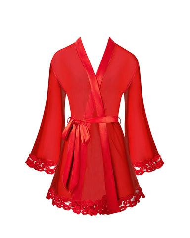 Kimono Marian Rouge