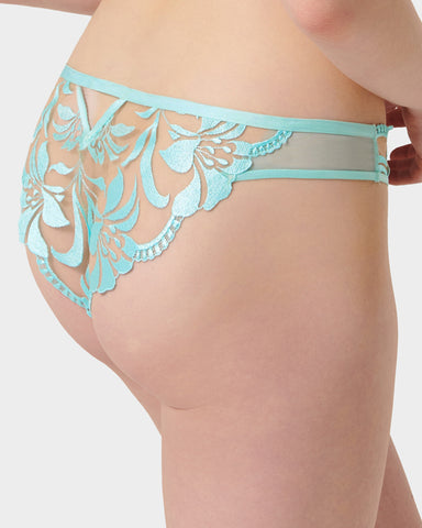 Leonora Brief Island Paradise Blue/Sheer