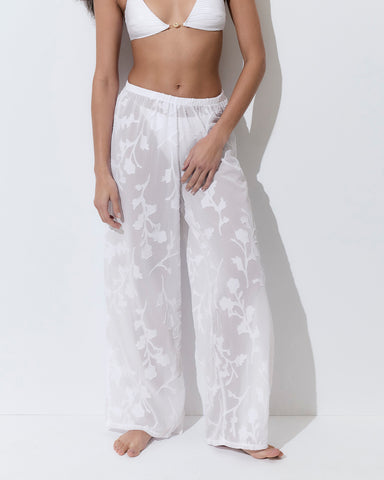 Darla Trouser White