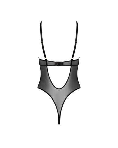 Naomi Bügel-Body in Schwarz