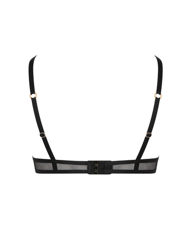 Naomi Mesh-BH mit vorgeformten Cups in Schwarz