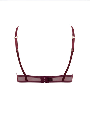 Naomi Reggiseno in Mesh Ciliegia