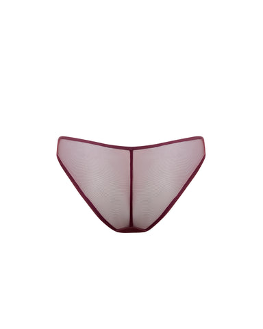 Naomi Slip in Mesh Ciliegia
