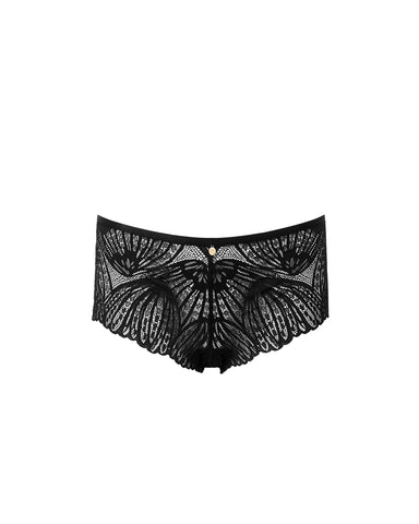 Peyton Boy Short aus Spitze in Schwarz