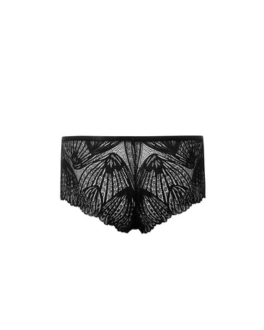 Peyton Boy Short aus Spitze in Schwarz
