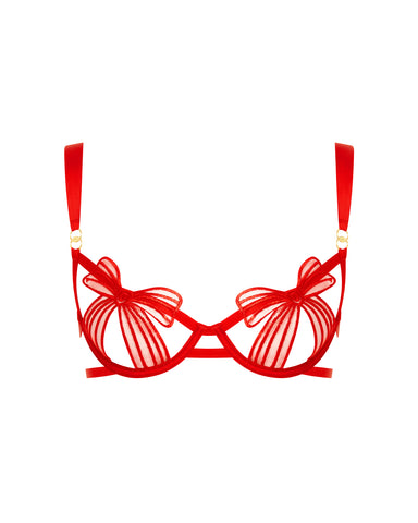Soutien-gorge avec armatures Annabel Rouge