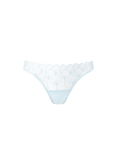 Vermont Slip Ricamato Azzurro/Trasparente