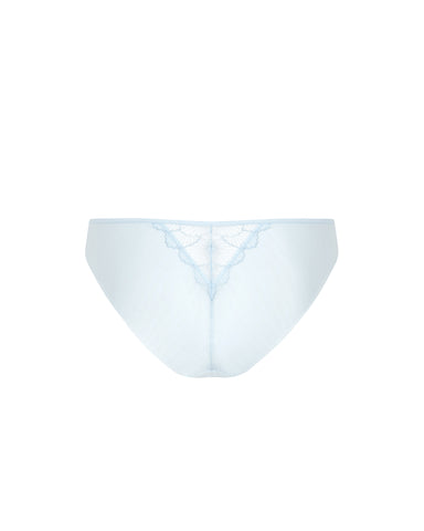 Vermont Slip Ricamato Azzurro/Trasparente