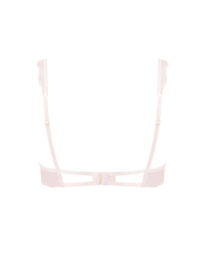 Marabel Embroidered Sheer Bra Pearl Pink