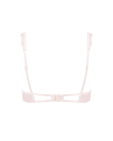 Marabel Embroidered Sheer Bra Pearl Pink