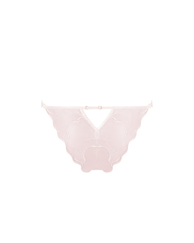 Marabel Embroidered Sheer Brief Pearl Pink