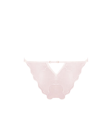 Marabel Embroidered Sheer Brief Pearl Pink