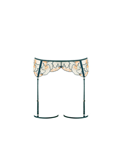 Gianna Thigh Harness Green/Orange