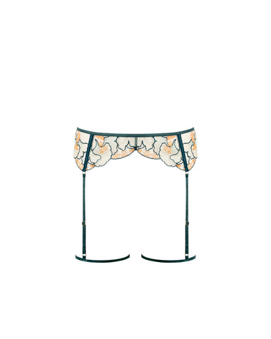 Gianna Thigh Harness Green/Orange