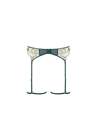 Gianna Thigh Harness Green/Orange