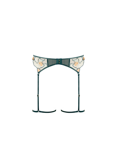 Gianna Thigh Harness Green/Orange