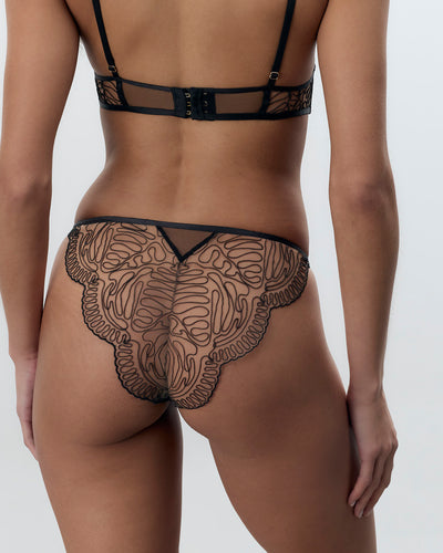 Leliana Sheer Brief Black