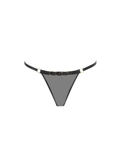 Suri Mesh Open Brief Black