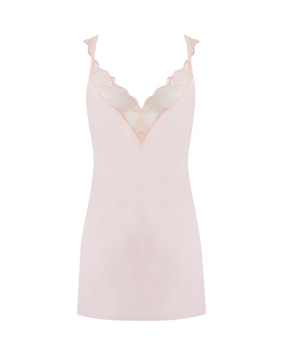 Marabel Sheer Chemise Pearl Pink