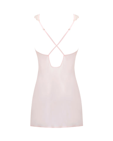 Marabel Sottoveste Rosa Perla/Trasparente