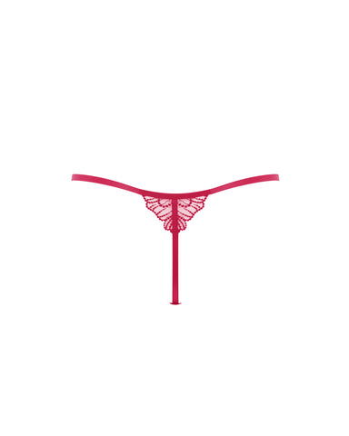 Amarosa Perizoma Ricamato Floreale Rosa