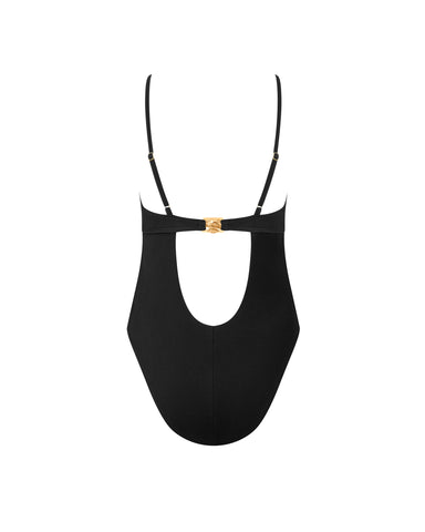 Maillot de Bain avec Armatures Caspian Noir
