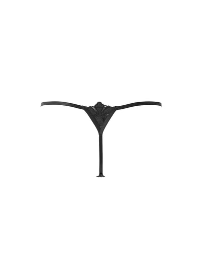 Alara Floral Thong Black