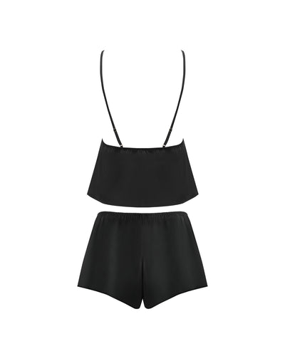 Alara Luxury Satin Cami and Short Set