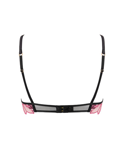 Calantha Floral Bra Cherry Lacquer/Virtual Pink