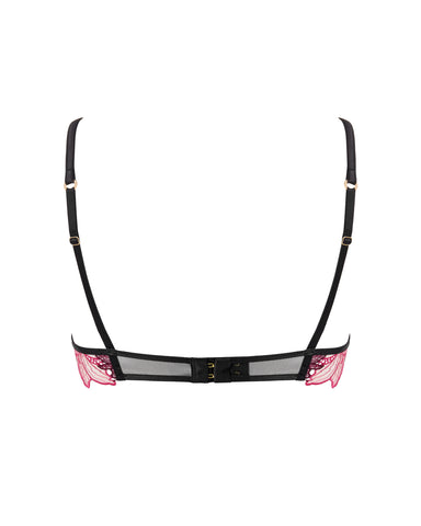 Calantha Floral Bra Cherry Lacquer/Virtual Pink