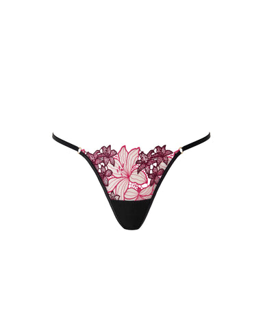 Calantha Slip Floreale Ciliegia/Rosa