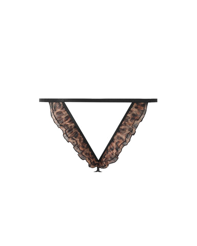 Matisse Ouvert-Slip Leopard/Schwarz