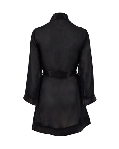 Chiffon Kimono Black