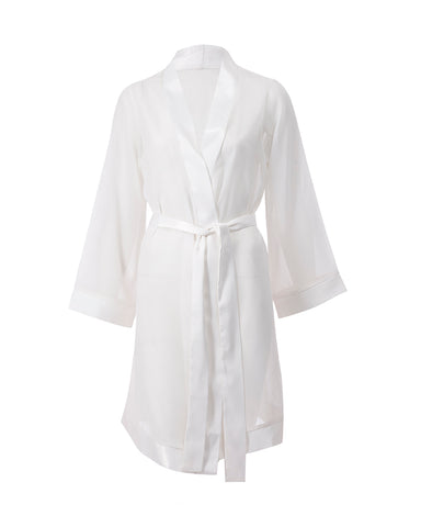 Chiffon Kimono Avorio
