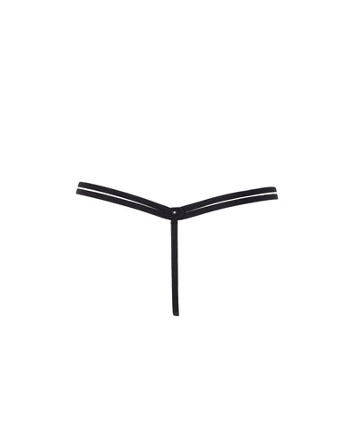Nova Open Thong Black
