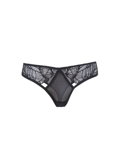 Emerson Lace Thong Black