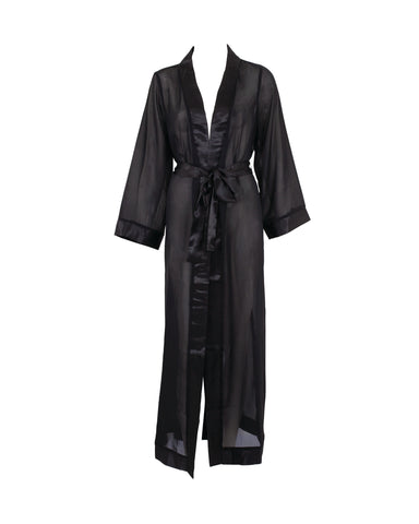 Marcella Kimono Lungo Nero