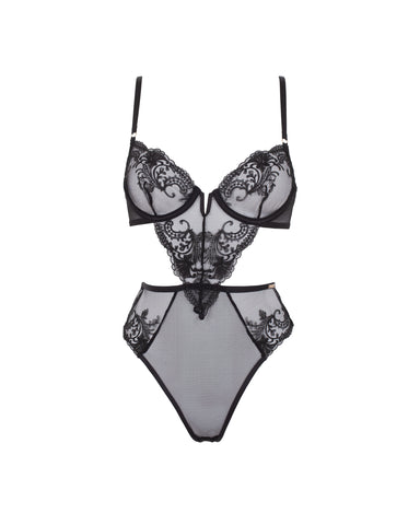 Marseille Body con Ferretto Nero